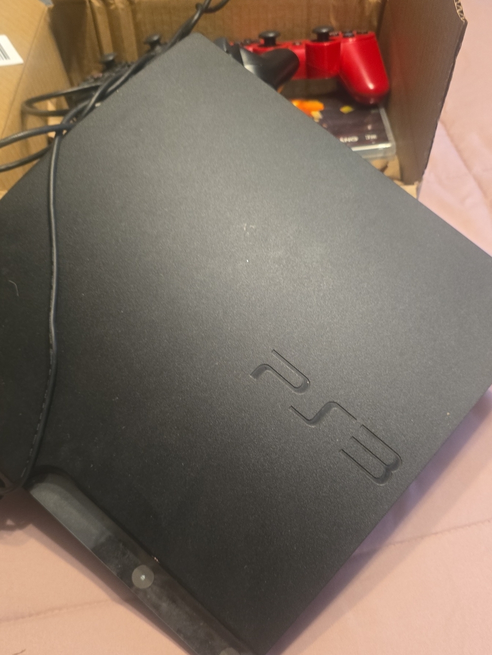 Sony PS3 Slim Console in Black ,Games Included
